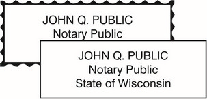 Wisconsin Notary Seals